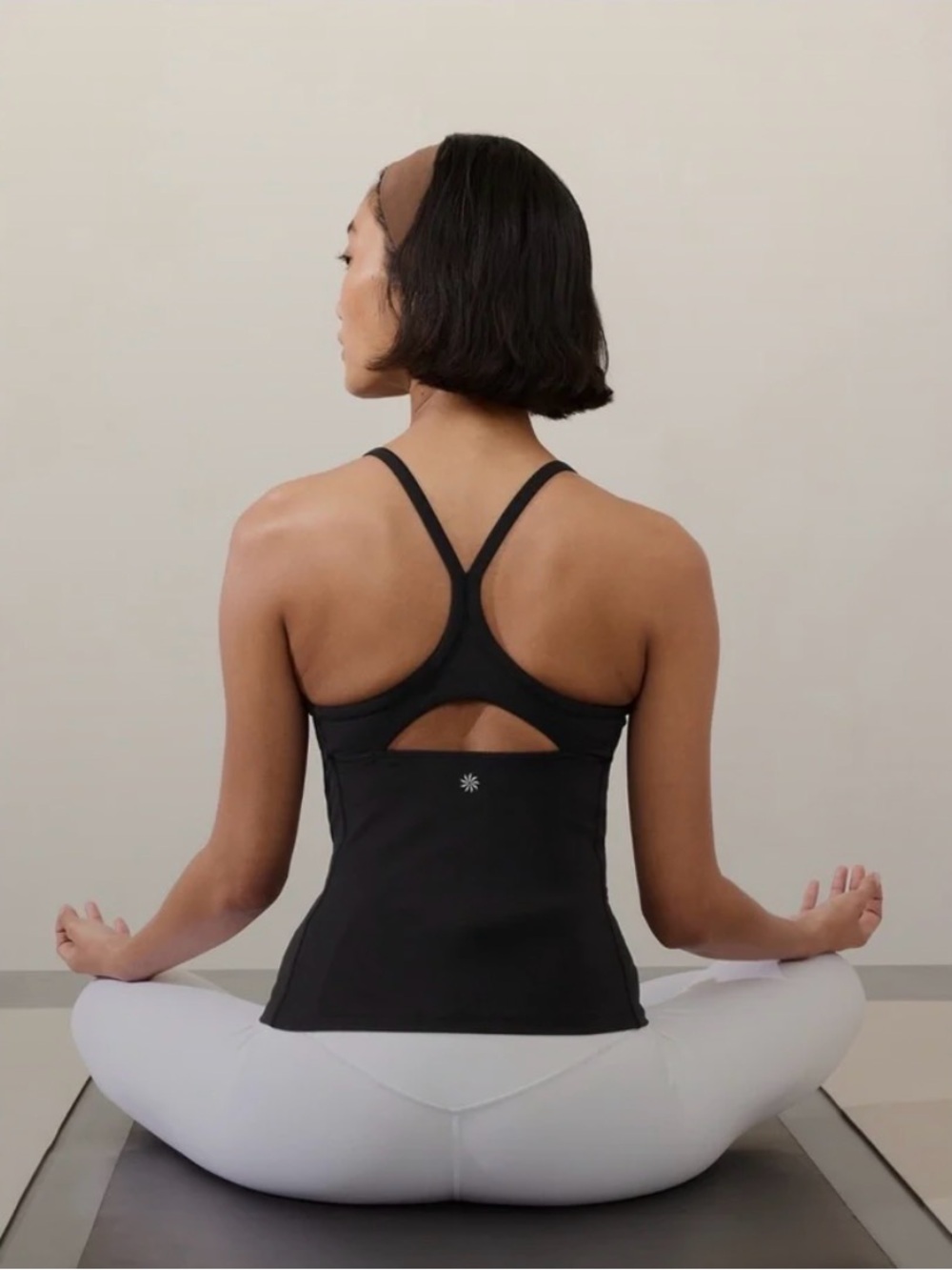 Athleta Navy Racerback Tank Top - Picture 4 of 4